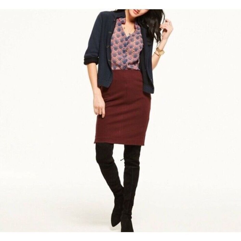 CAbi Fan Bring Sleeveless‎ Blouse Red Blue Sheer Top Foral Button Up 3620 Small